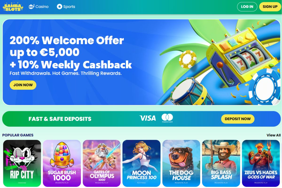 sambaslots online kaszinó